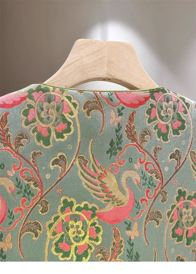 Gilet femme vestes femme nouveau gilet brodé portant un Joker chinois d'été Style National Style National manteau d'été pour femme