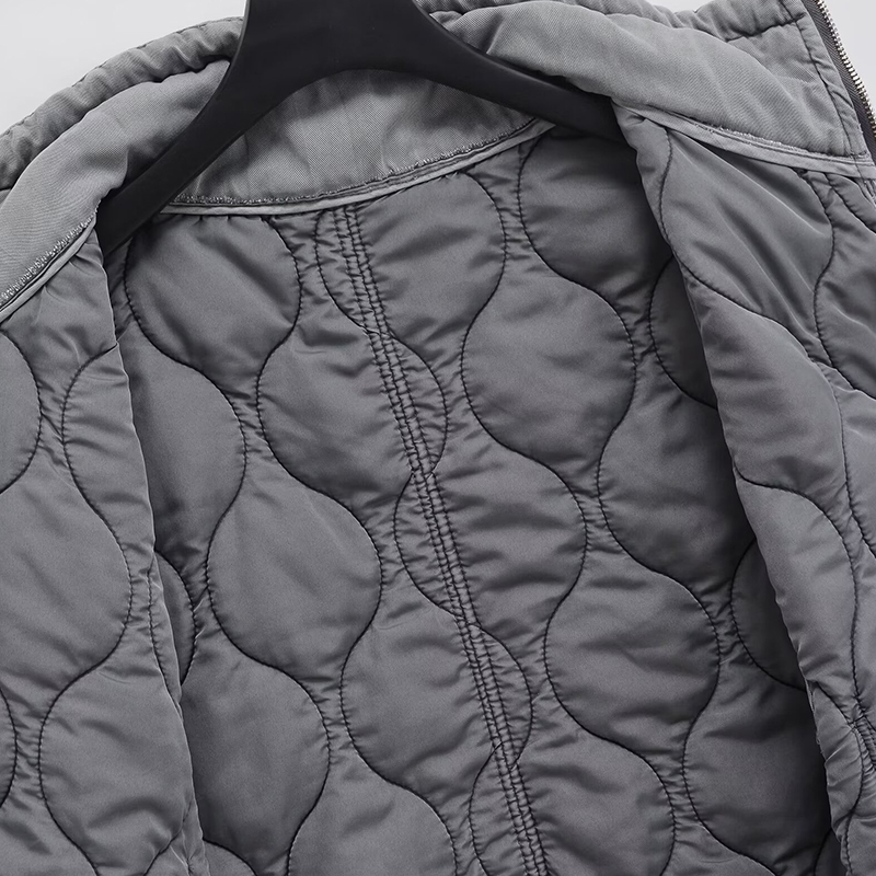Gilet manteau femmes vestes gris hauts sans manche manteau zartins 2025 vêtements d'extérieur femme gilet Streetwear mode femme vestes manteau