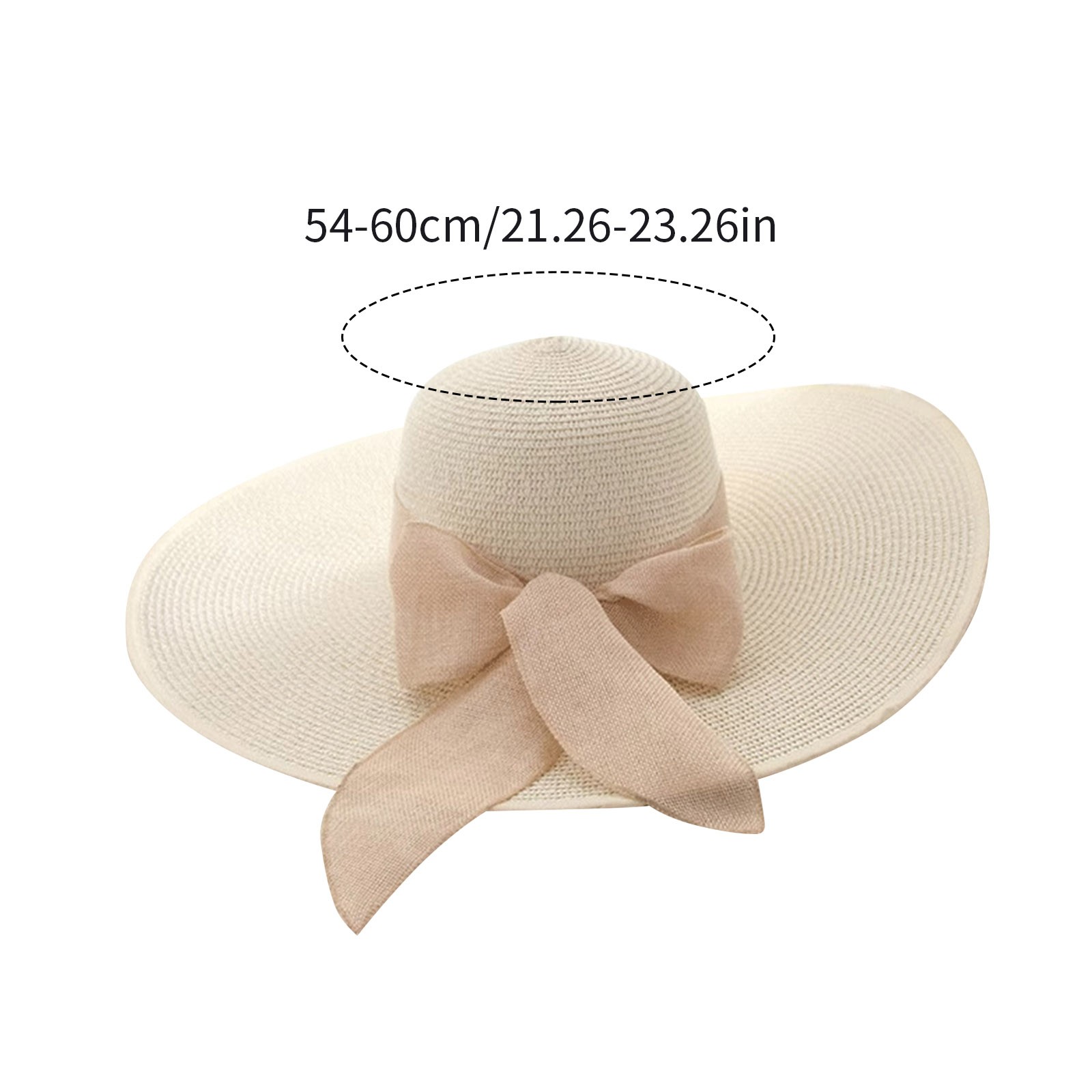 Chapeau de paille d'été pour femmes, avec nœud papillon, à large bord, pliable, Panama, pour adultes, Protection solaire en plein air, ruban plat, casquette de plage, nouvelle collection