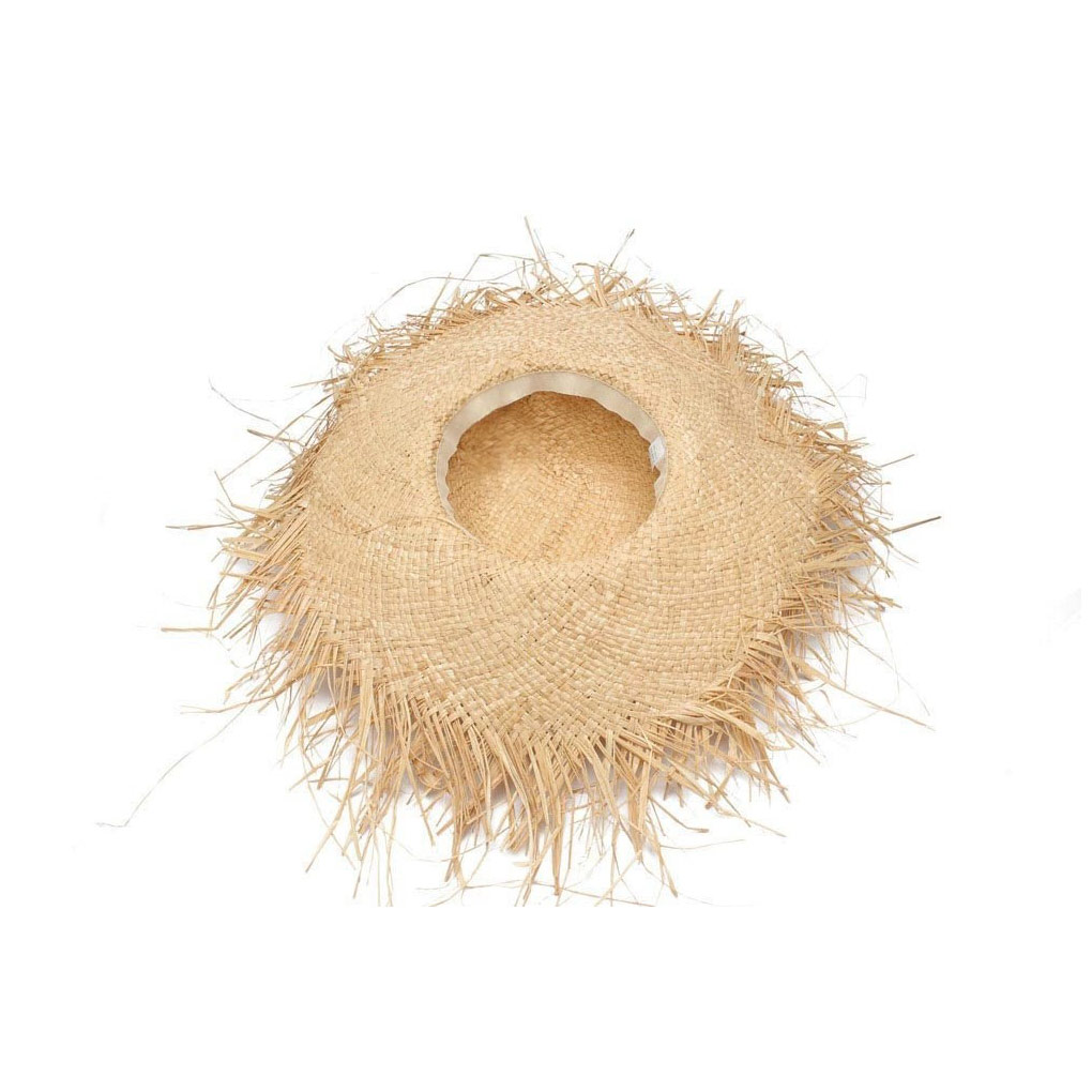 Chapeau de soleil de plage en paille pour femmes, casquette à large bord, confortable et respirant, couvre-chef d'été, décoration de tête, accessoires Photo