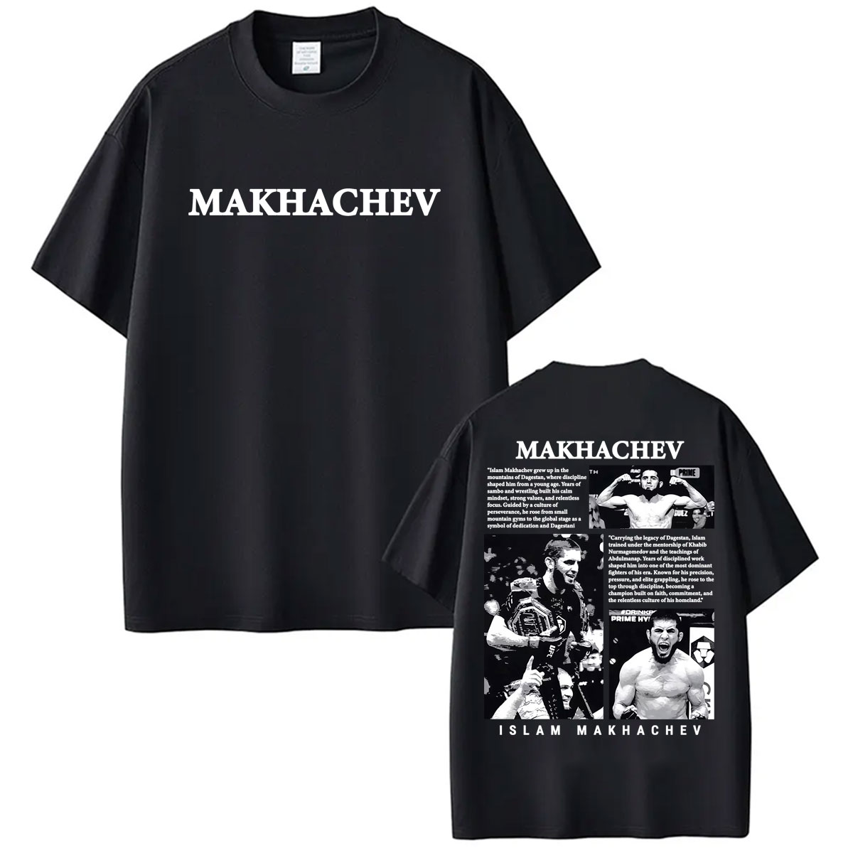 T-shirts graphiques classiques Limited Islam Makhachev pour hommes et femmes, T-shirt esthétique à thème de la violence, T-shirt décontracté en coton à manches courtes