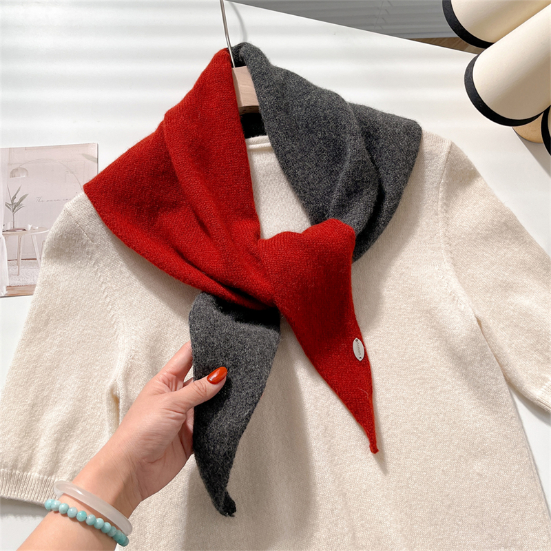 100% laine hiver écharpe pour femmes longue chaude couleur bloquant foulards Hijab solide dame châle enveloppement femme Pashmina Bandana foulard