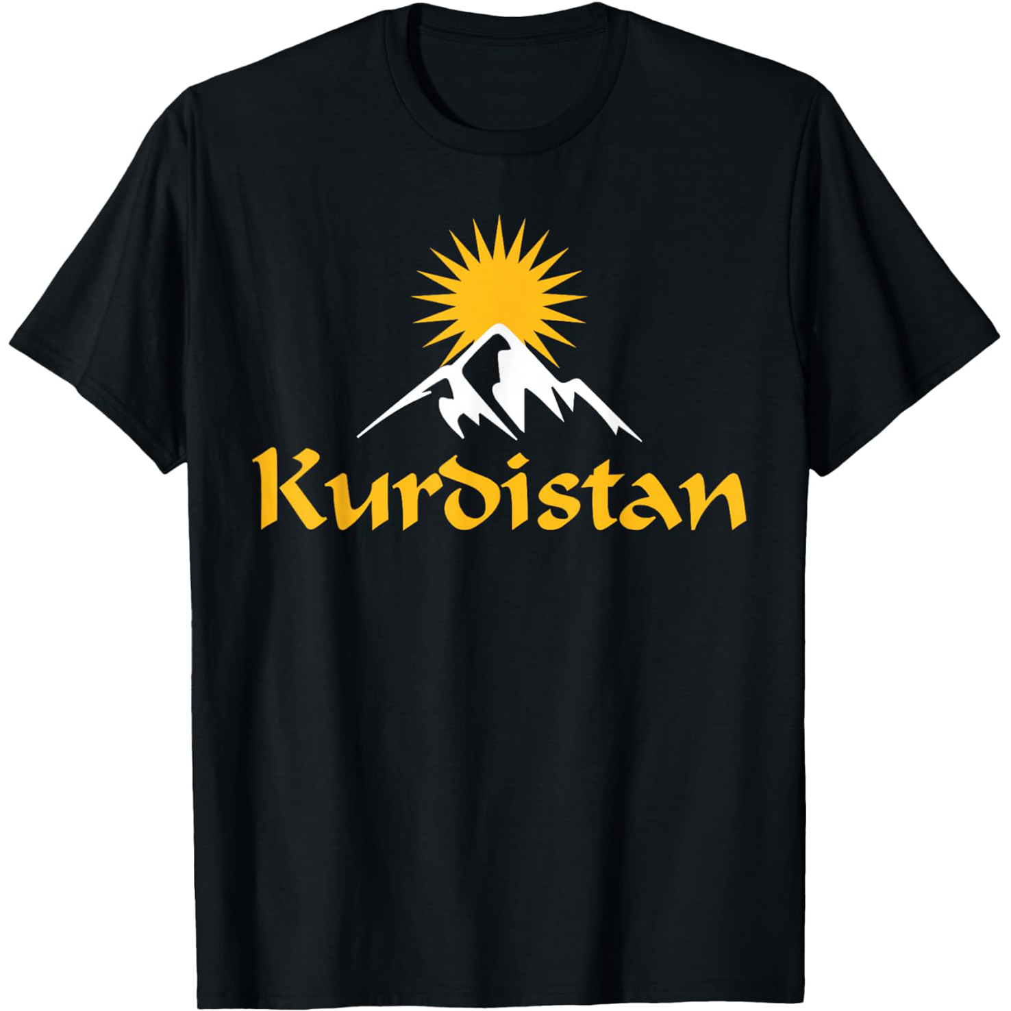 T-shirts drôles avec carte du Kurdistan et drapeau kurde pour hommes et femmes, en coton pur, humoristiques, streetwear, à manches courtes, unisexes, vêtements amples