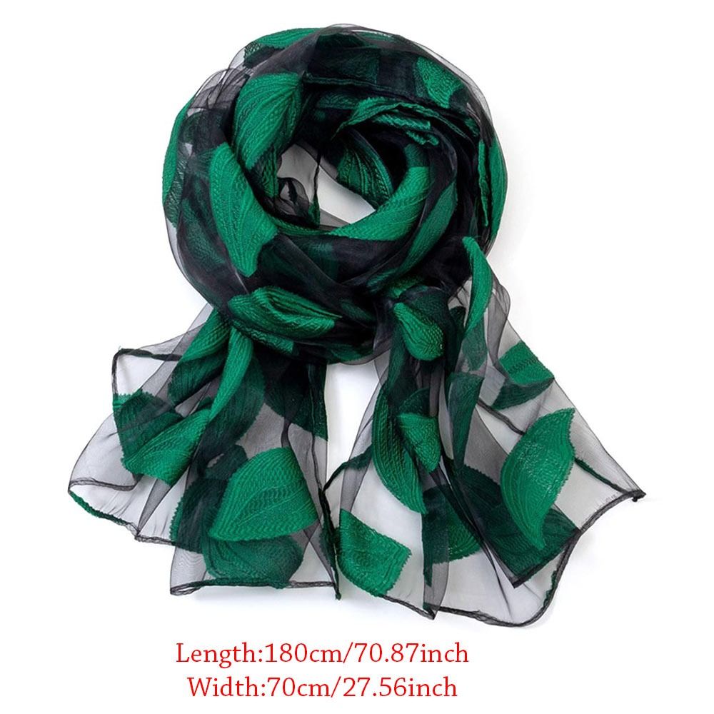 Injplanchers f-Châle transparent léger pour femme, bandana de plage, gaze d'organza, dentelle, écharpe creuse, brise d'été