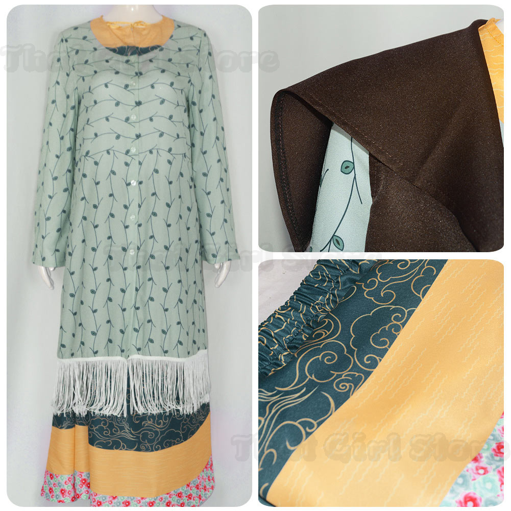 Costume de cosplay Fantasy Sybill Patricia Trelawney, robe de magie de film, jupe de jeu de rôle, tenues pour femmes, vêtements de fête d'Halloween Fantasia