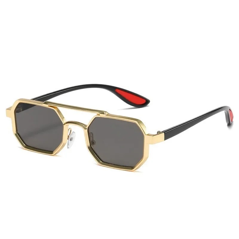 Lunettes de soleil carrées vintage pour hommes, lunettes de soleil steampunk, lunettes de soleil rétro pour femmes, style punk, lunettes de mode, lunettes de soleil rétro, Gafas De Sol