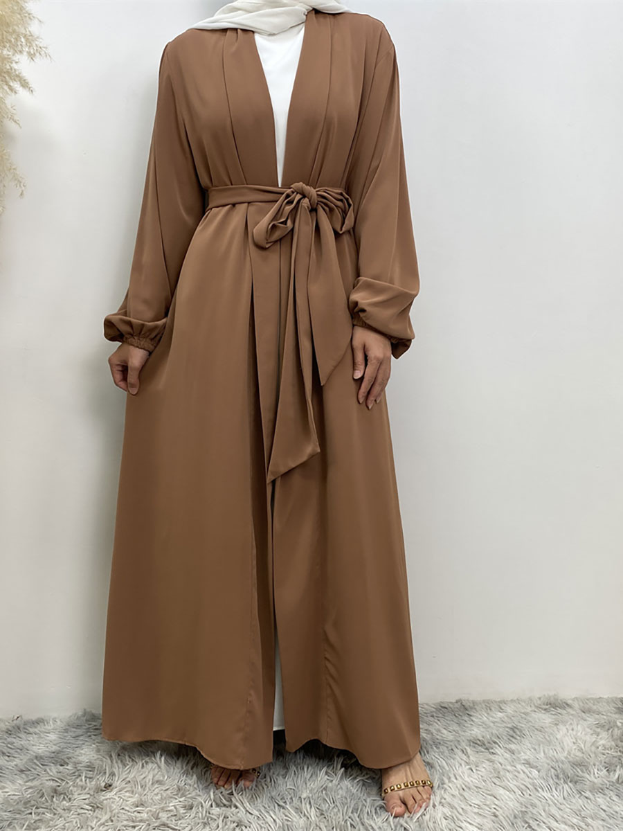 Eid Ramadan ouvert Abaya dubaï luxe turquie Abayas pour femmes Robe de mode musulmane caftan islamique Kimono Femme Robe musulmane