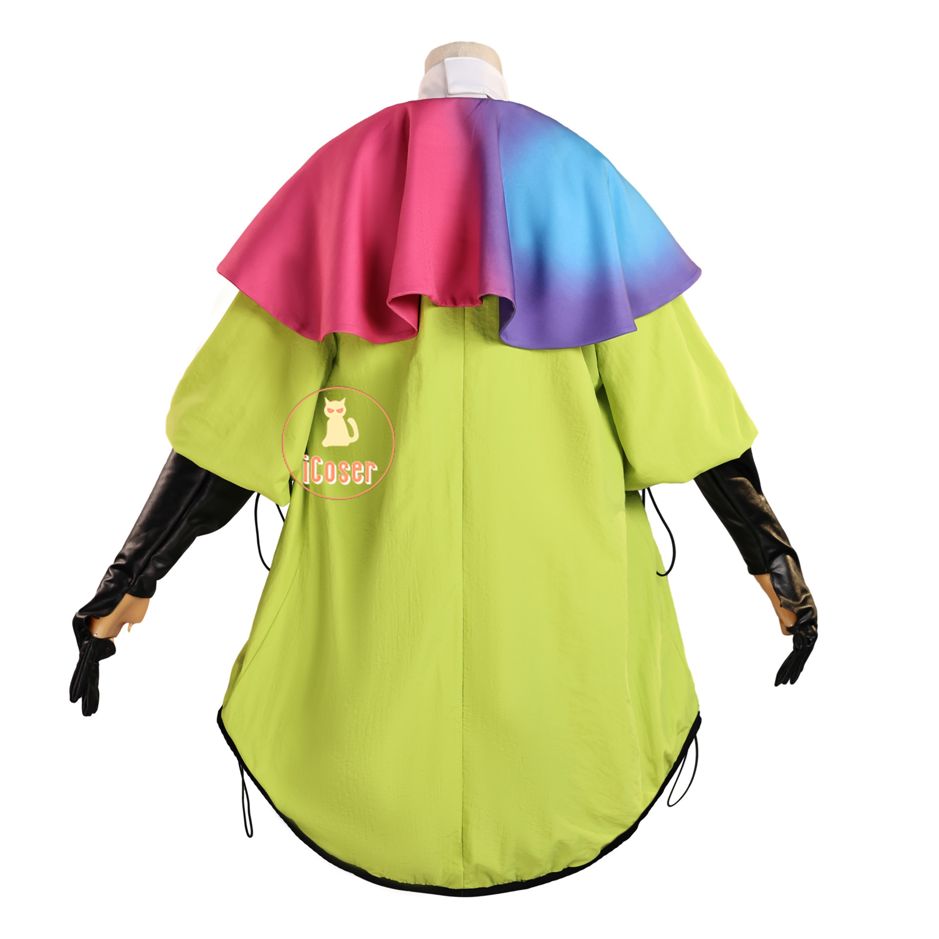 Perruque de Costume de Cosplay Anime Gnosia Yuri, veste verte, uniforme de carnaval, fête d'halloween pour femmes, hommes et filles, accessoires de tenue de jeu de rôle