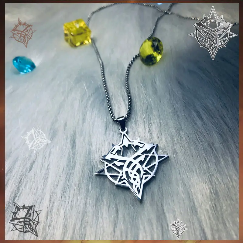 Collier Anime pour femmes, colliers le seigneur des mystères, tendance CKtalon, couleur argent, mode Couples, cadeau de fête pour filles