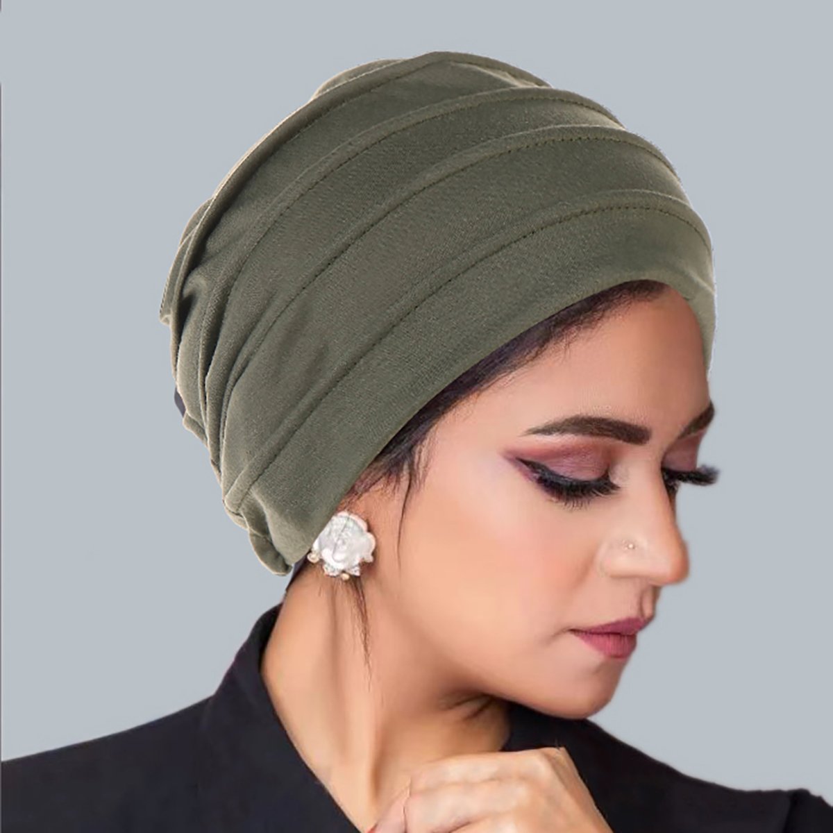 Musulman froissé Turban casquette couleur unie femmes Hijabs islamique chimio casquette foulard dames tête enveloppement couverture Hijab écharpe