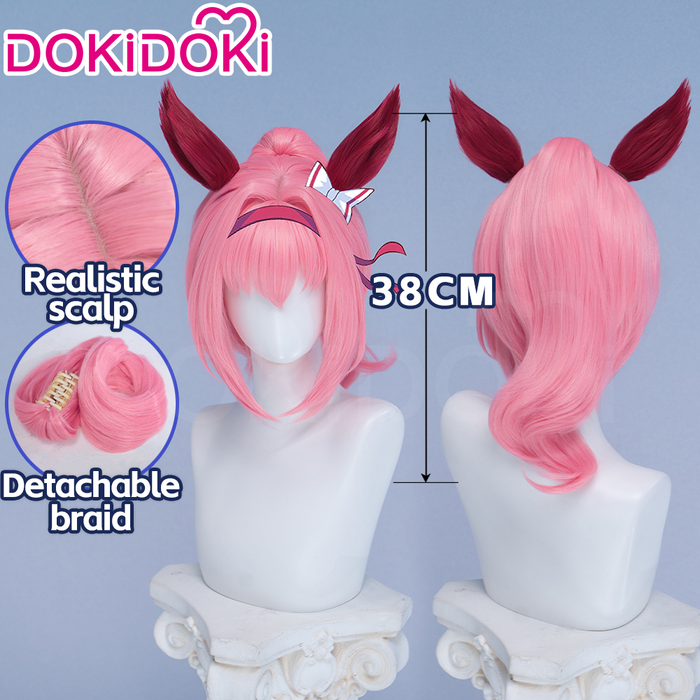 Haru Urara Agnes Tachyon Special Week Taiki Shuttle Kitasan Black Doto Kiseki Perruque de cosplay DokiDoki Halloween Hair Bonnet de perruque offert