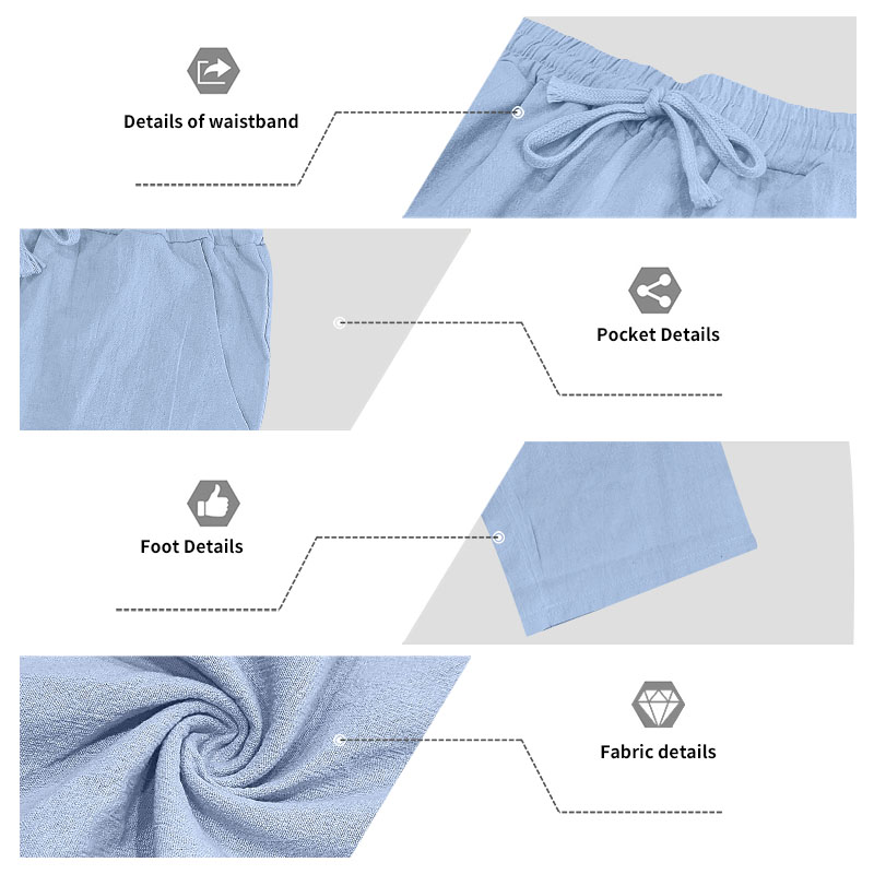 Ensemble de vêtements pour homme en lin, ensemble deux pièces : polo à manches longues et pantalon droit, vêtements de sport décontractés pour la plage