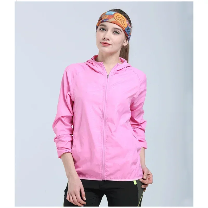 Veste de pluie de Camping pour hommes et femmes, vêtements de Protection solaire imperméables, vêtements de pêche et de chasse, coupe-vent en peau à séchage rapide avec poche