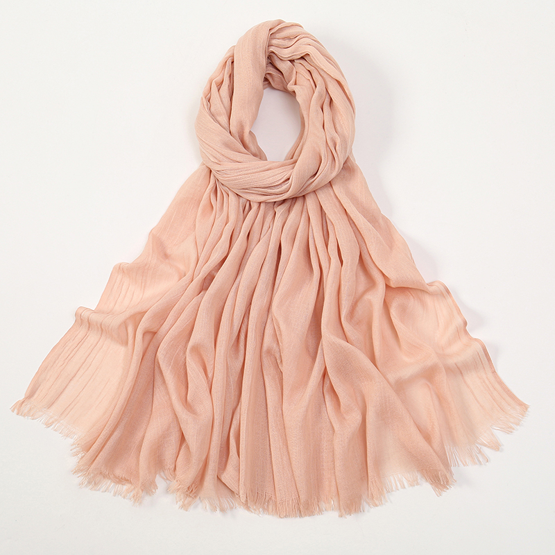 Foulard Hijab Modal en bambou de qualité supérieure pour femmes, bandeau uni à la mode musulmane pour femmes, Turban Hijabs, châle respirant, Islam Ram