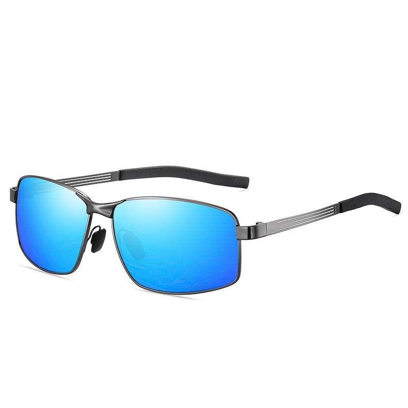 Verres de Vision nocturne lunettes de soleil carrées pour myopie avec dioptries lunettes de soleil de Prescription Anti-éblouissement pour l'extérieur-0.5 -0.75 à-6.0