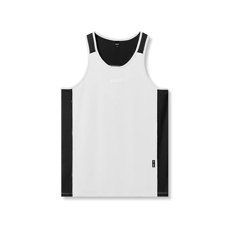 Débardeur musculaire épissé d'été pour hommes, gilet de gymnastique respirant à séchage rapide, chemise de sport sans manches, vêtements de sport de Fitness à haute élasticité, tendance ‌