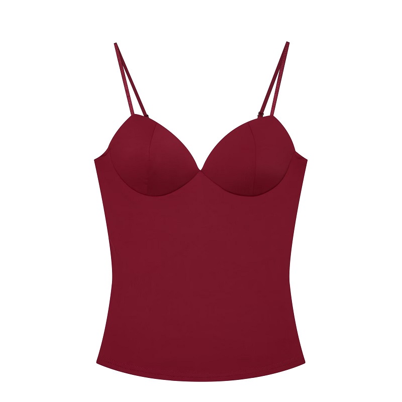 Haut court corset sexy pour femme, débardeur et caraco dos nu pour femme, hauts d'été sans manches pour femme