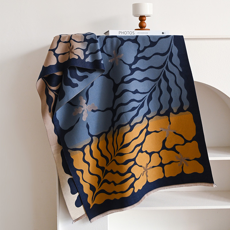 Châle en cachemire pour femme, foulard de tête Pashmina, épais et chaud, Poncho, Bandana, nouvelle collection hiver 2024