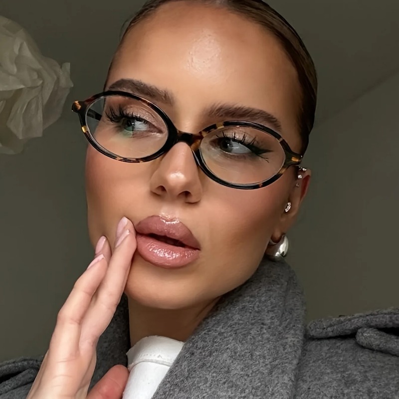 Lunettes de soleil ovales vintage pour femmes, de marque de luxe, petites lunettes ovales anti-lumière bleue, lunettes rétro tendance pour hommes, lunettes léopard