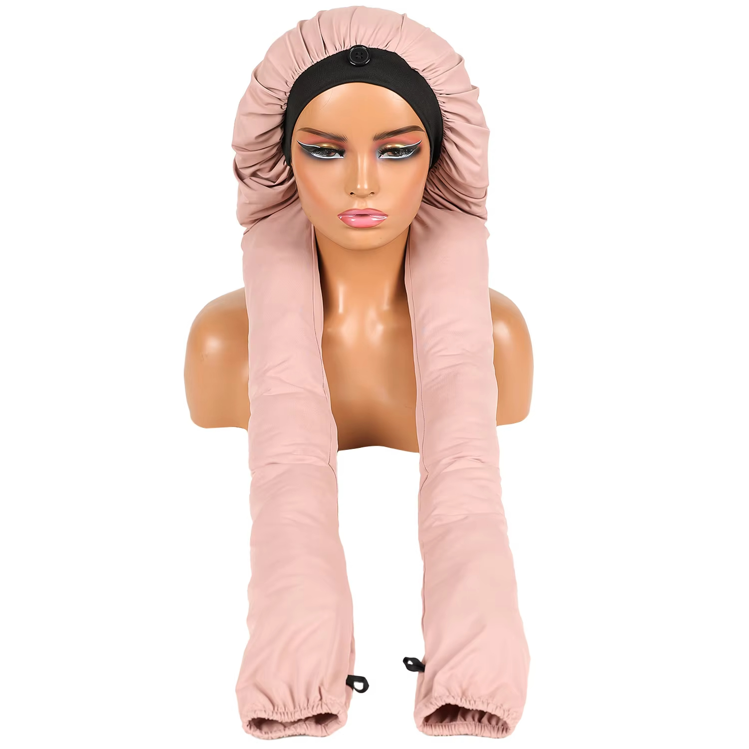 Bonnets de nuit pour cheveux longs 2-en-1 : Bonnets pour femmes, doux, respirants et lisses, et bonnets pour tresses