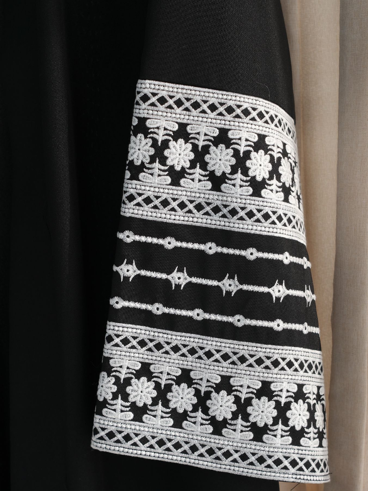 Abaya musulmane brodée Eid pour femmes, robe de Ramadan, abayas marocains à lacets, caftan islamique, cardigan arabe de Dubaï, robe longue, 2024