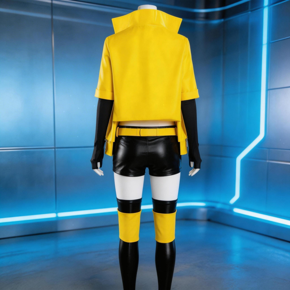 Costume de cosplay Jubilee X-Men 97, tenue jaune de Jubilee Lee, costumes d'Halloween pour femmes, costume de jeu de rôle pour Comic-Con