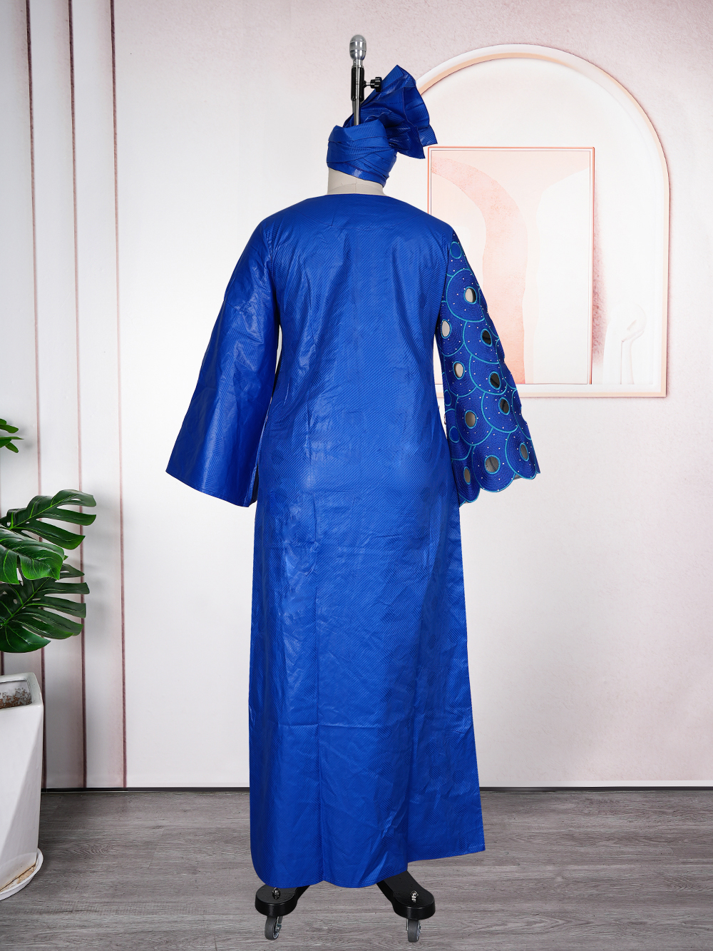 Robes de Soirée et de Mariage Grande Taille pour Femmes Africaines 2026 Nouveauté Dashiki Ankara Broderie Bazin Riche avec Foulard