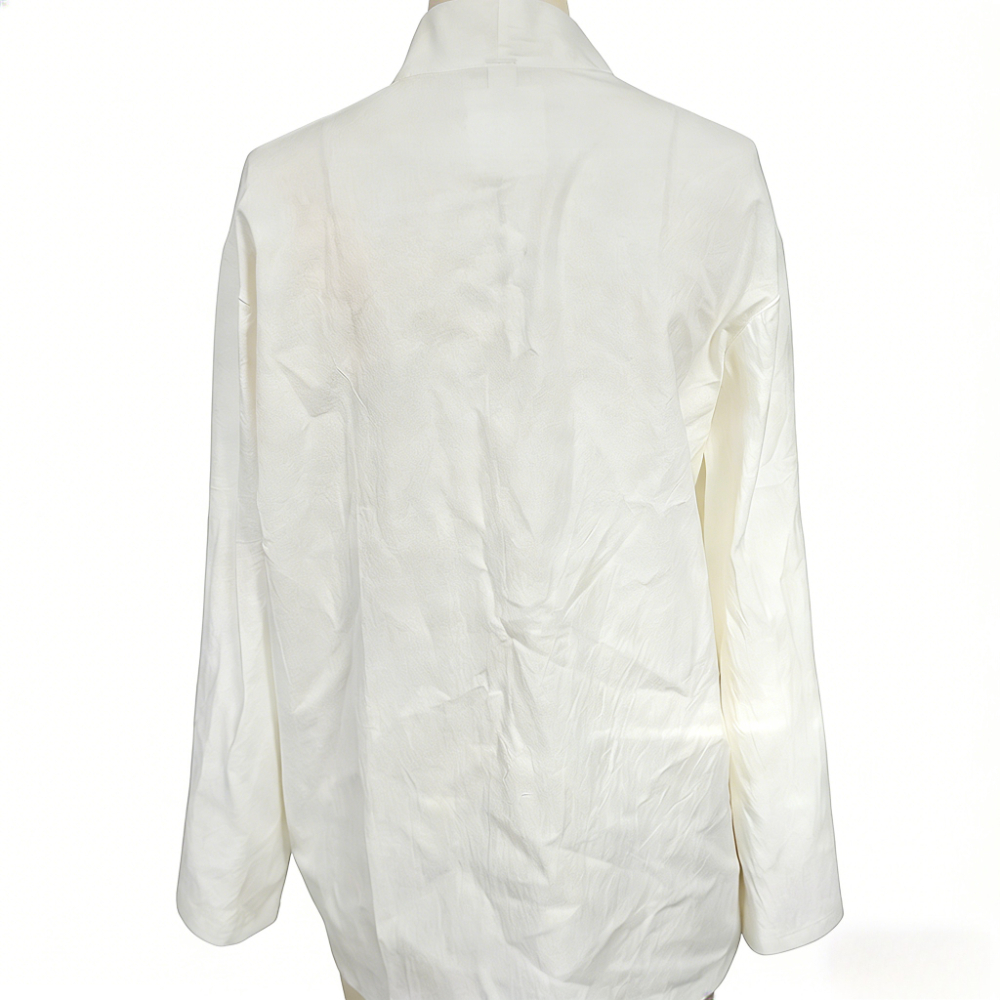 Kimono Cardigan à Imprimé Artistique, Veste Orientale Ample à Col Ouvert, Légère en Coton, Manches Longues, Idéal pour la Plage et les Vacances d'Été