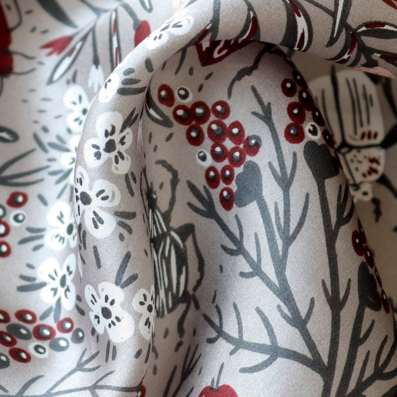 Foulard 100% Soie Véritable Imprimé, Bandana, Hijab, Foulard d'Hôtesse de l'Air, Protection Solaire, Respirant, Châle, Accessoire de Poignet