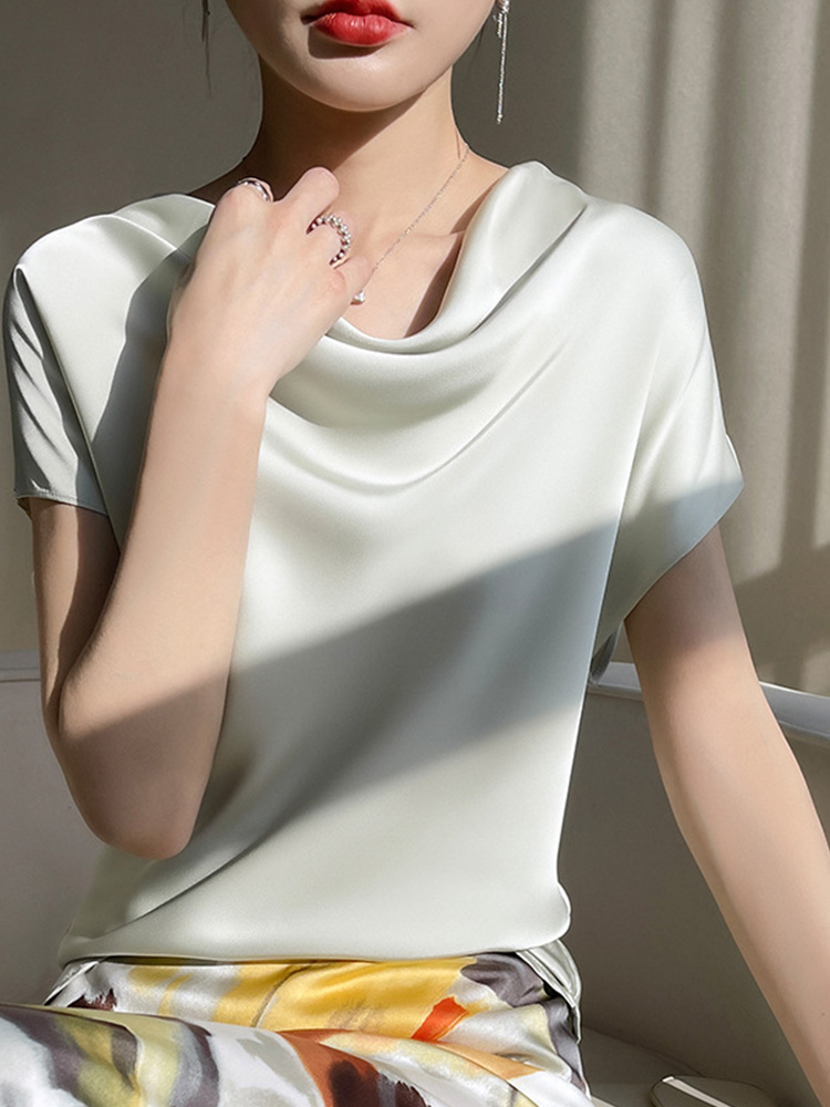 InjWomen's T-Shirts Summer Crew Neck Short Sleeve Tees, Casual Solid Document Astronomical T-Shirt, At Female Y-Pullover Everthe 5XL