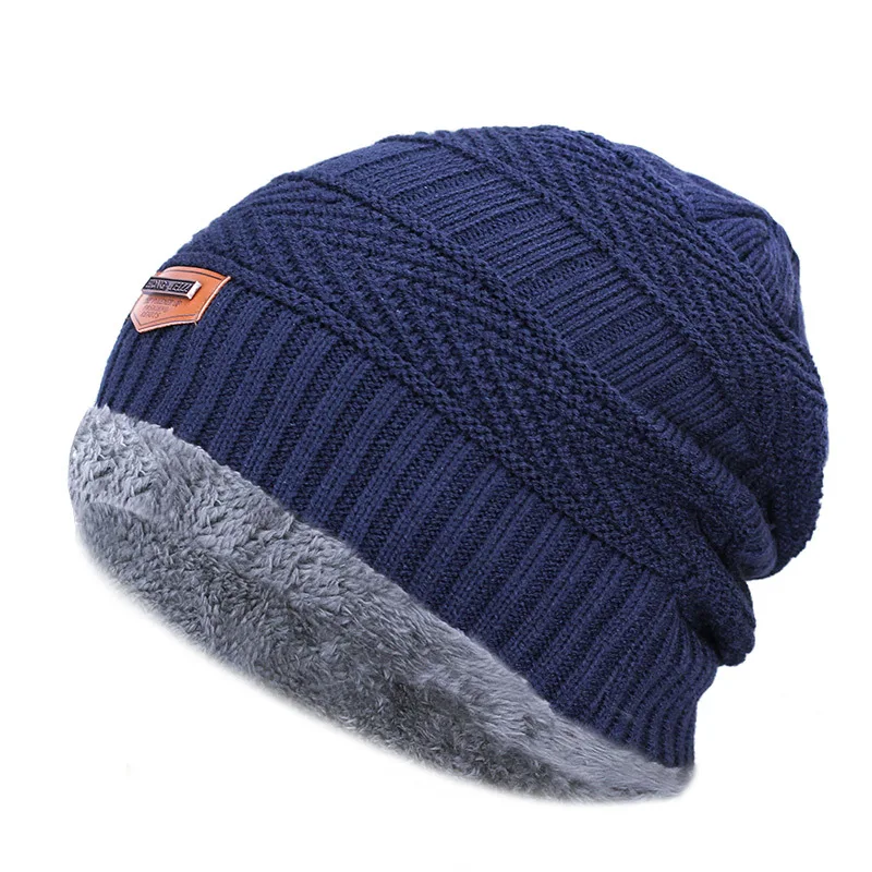 Bonnet d'hiver pour hommes, tricoté, bonnet d'hiver pour femmes, écharpe de cou en laine épaisse, cagoule, masque, chapeaux