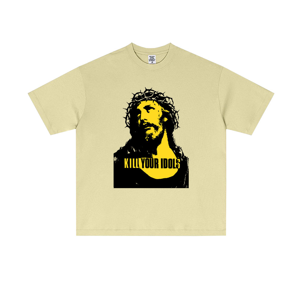Offre spéciale tuer votre idole même Style graphique T-shirts hommes femmes rétro gothique Rock métal T-shirts hommes décontracté coton t-shirts hauts