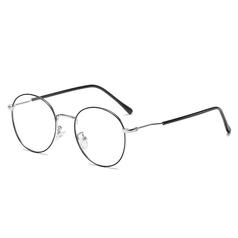 Lunettes photochromiques anti-lumière bleue, monture ronde tendance, protection UV, lunettes de soleil pour plage et extérieur, pour hommes et femmes