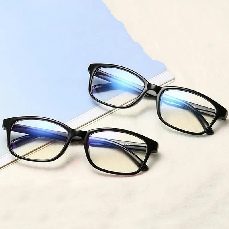 Lunettes de myopie à monture noire-1.0 -1.25 -1.50 -1.75 -2.0 -2.5 -3.0 -4.0 femmes hommes fini lunettes de vue courte