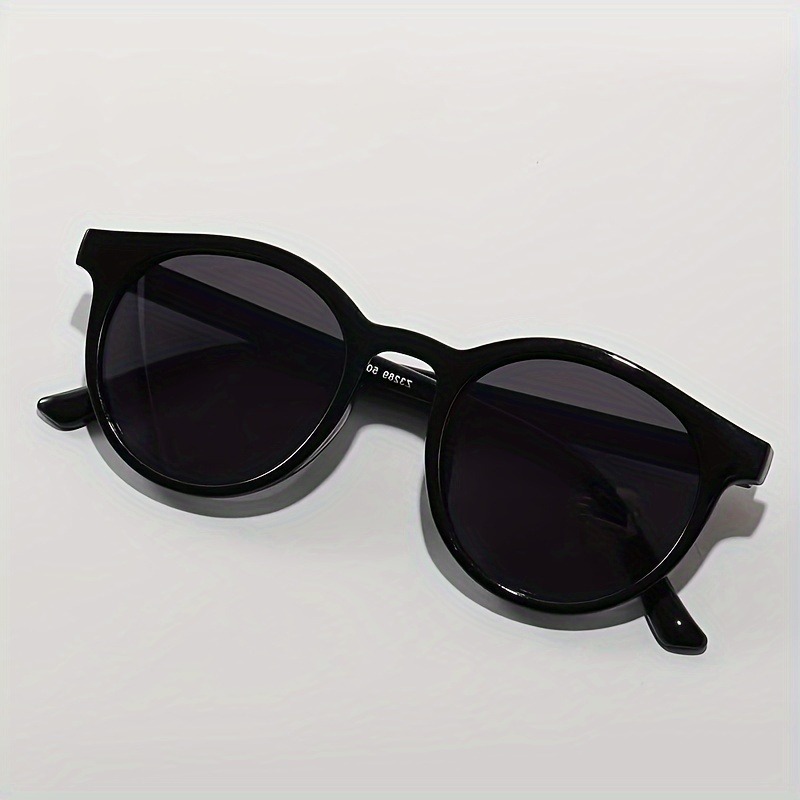 1 paire de lunettes à monture ronde pour femmes et hommes – Style rétro classique, parfait pour les fêtes, les festivals et les événements de la mode de rue
