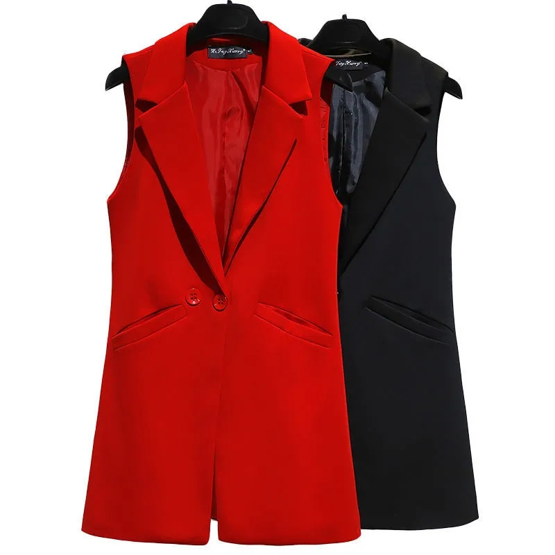 Gilet pour femme 2026, veste sans manches, manteau, gilet long, blazer, costume formel de travail, veste de bureau vintage, veste slim, veste oversize pour femme