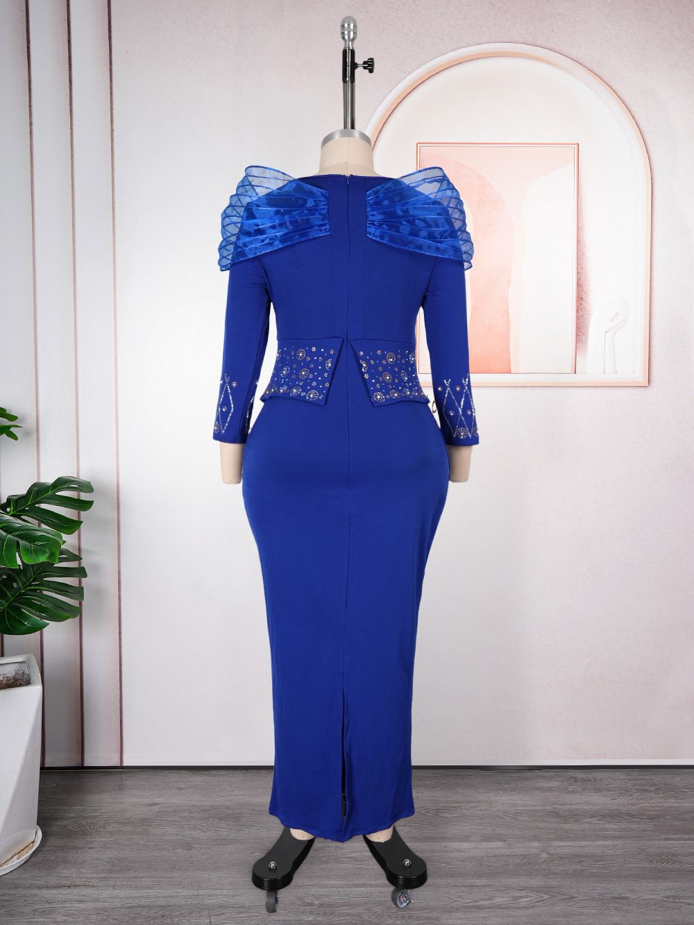 Robes élégantes à manches longues pour femmes, robes maxi luxueuses et brillantes, robes de soirée pour mariage, vêtements d'été et d'automne 2026 pour anniversaire.