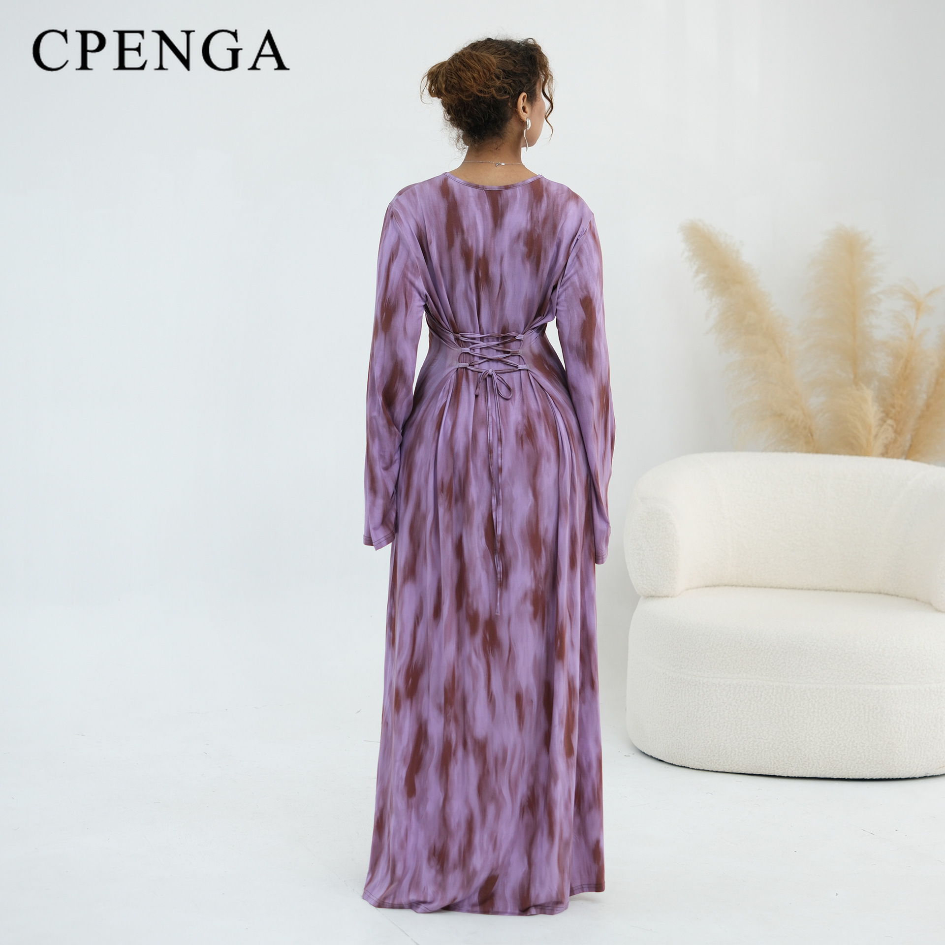 Robe Abaya Imprimée Extensible Grande Taille pour Femme, Tenue Musulmane Décontractée, Style Dubaï Élégant, Robes Musulmanes Abordables avec Livraison Gratuite 2026