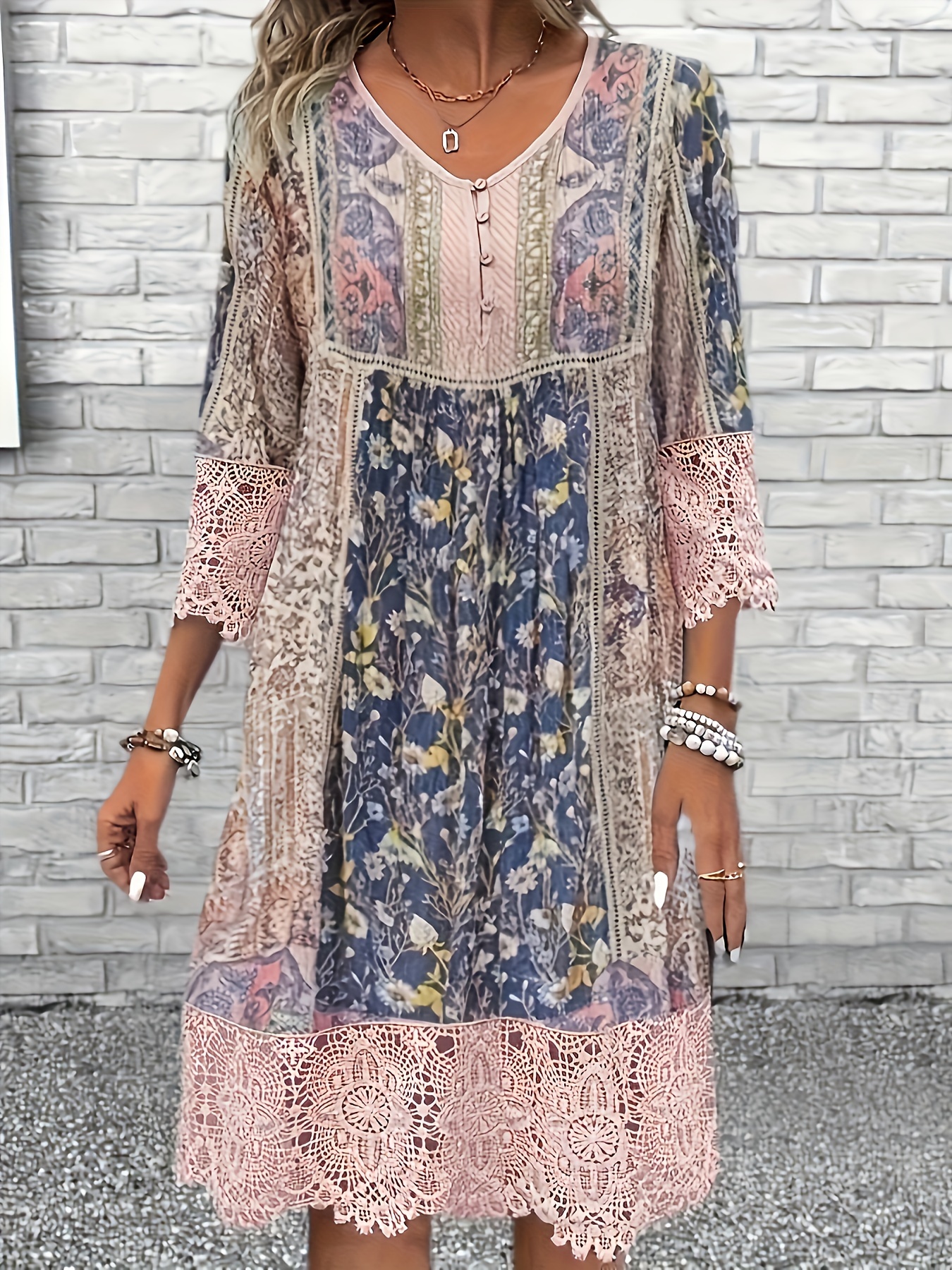 Robe imprimée élégante pour femmes, mode décontractée, nouveau tempérament