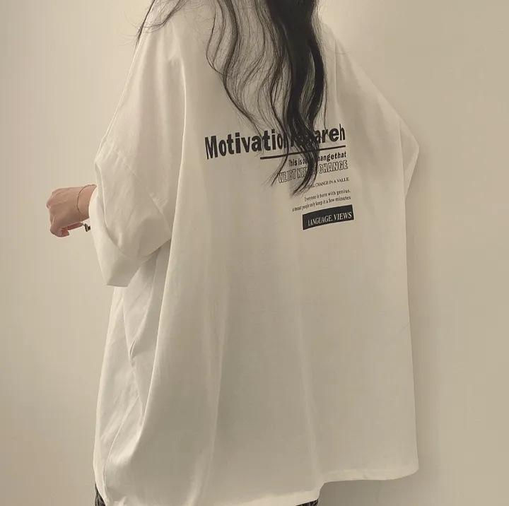 Économie surdimensionnés à demi-manches pour femmes, T-shirt en coton ajusté, Économie Hip Hop, Vêtements d'été, Nouveau