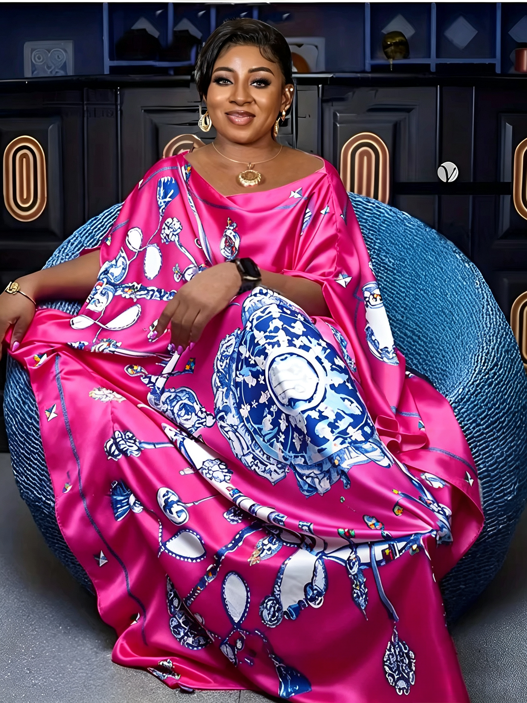 Robe imprimée à la mode pour femmes, robe bohème coupe ample, imprimé Paisley tendance, parfaite pour la plage et les vacances