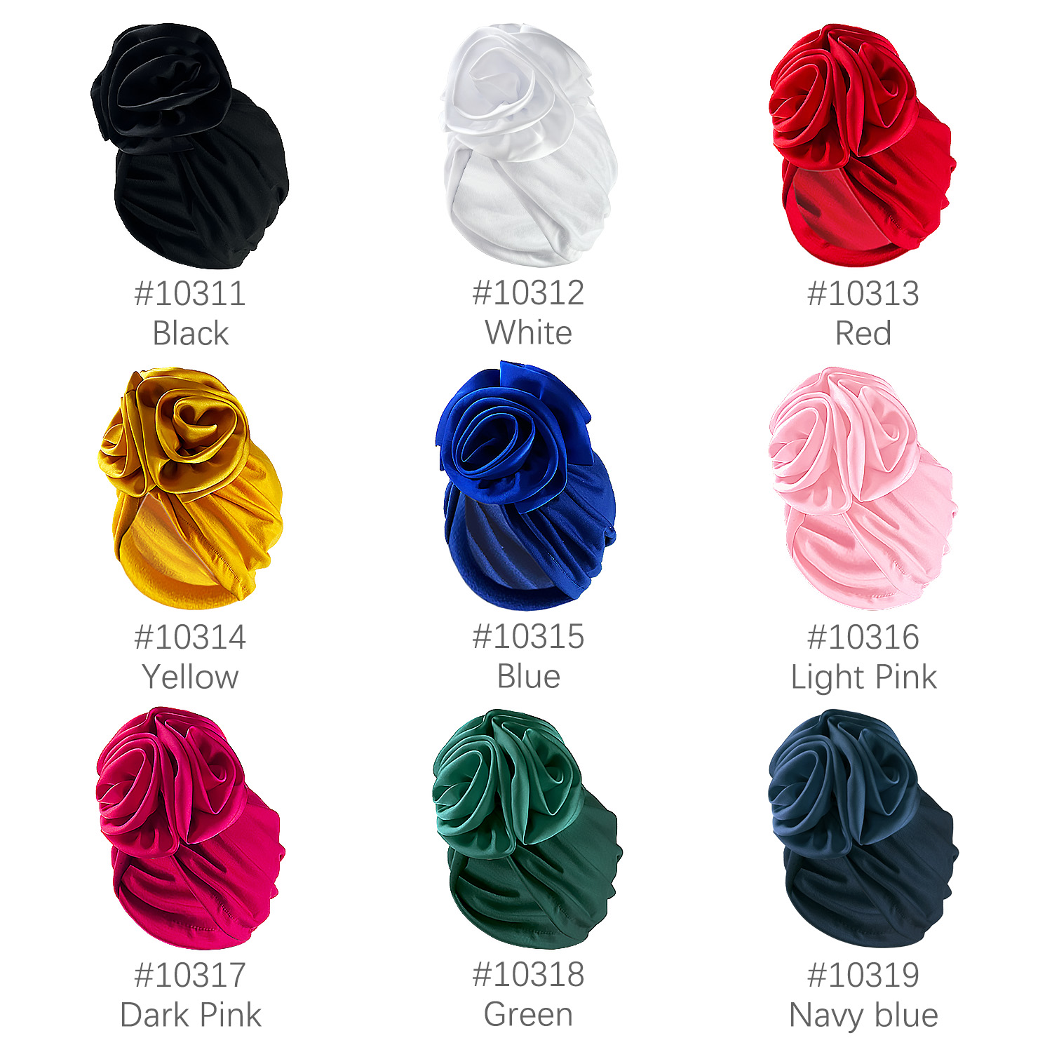 Turban de décoration florale pour femmes, document solide, fête, vêtements de sauna, casquette, accessoires pour cheveux, chapeaux pour femmes contre le cancer, indien, nouveau, 2024