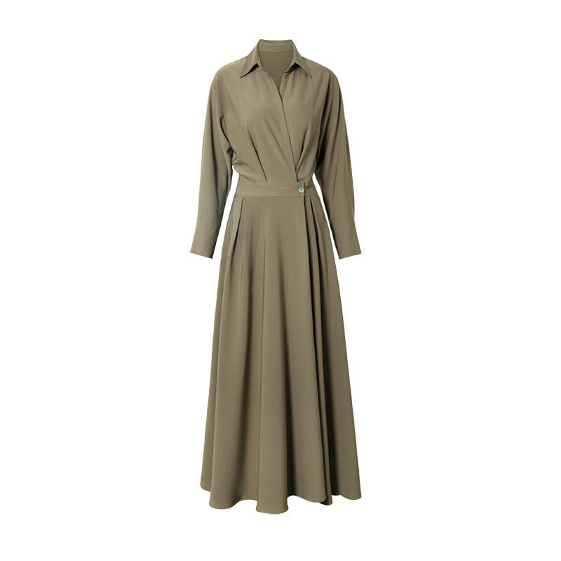 Robe longue fine et élégante pour femme, nouvelle collection été, style français haut de gamme, idéale pour le bureau, vêtements féminins