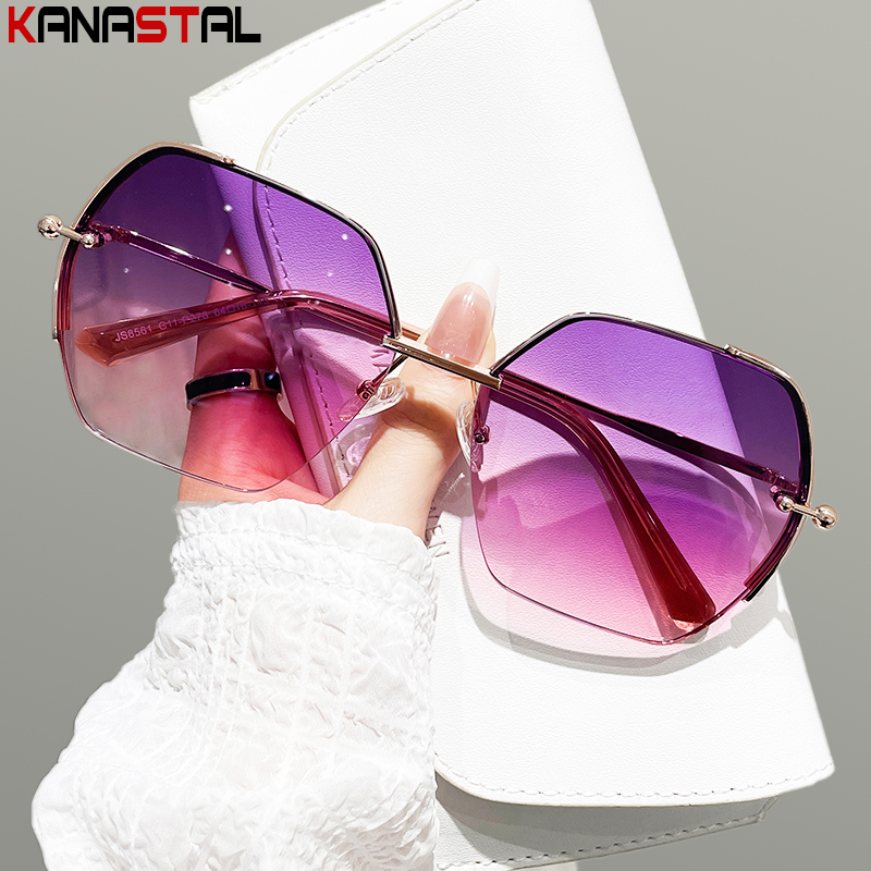 Lunettes de soleil UV400 pour femmes, verres en nylon, monture métallique, protection solaire de camping, de plage, anti UV