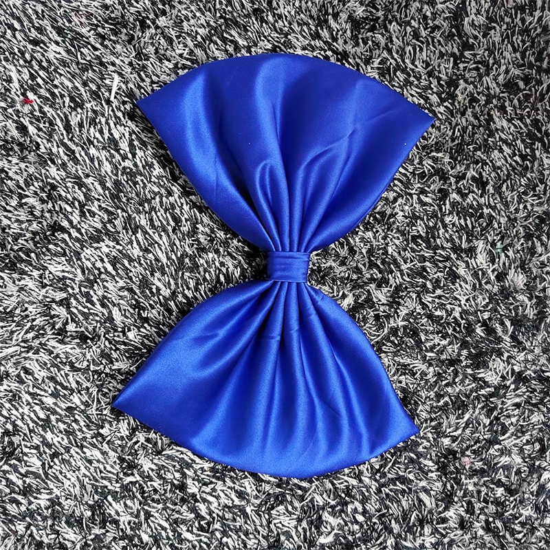 Noeud de décoration de cou élégant pour patients, accessoires de robe de mariée, nœud de cou dans le dos, décor de fête, gros nœud papillon en satin, accessoires photo