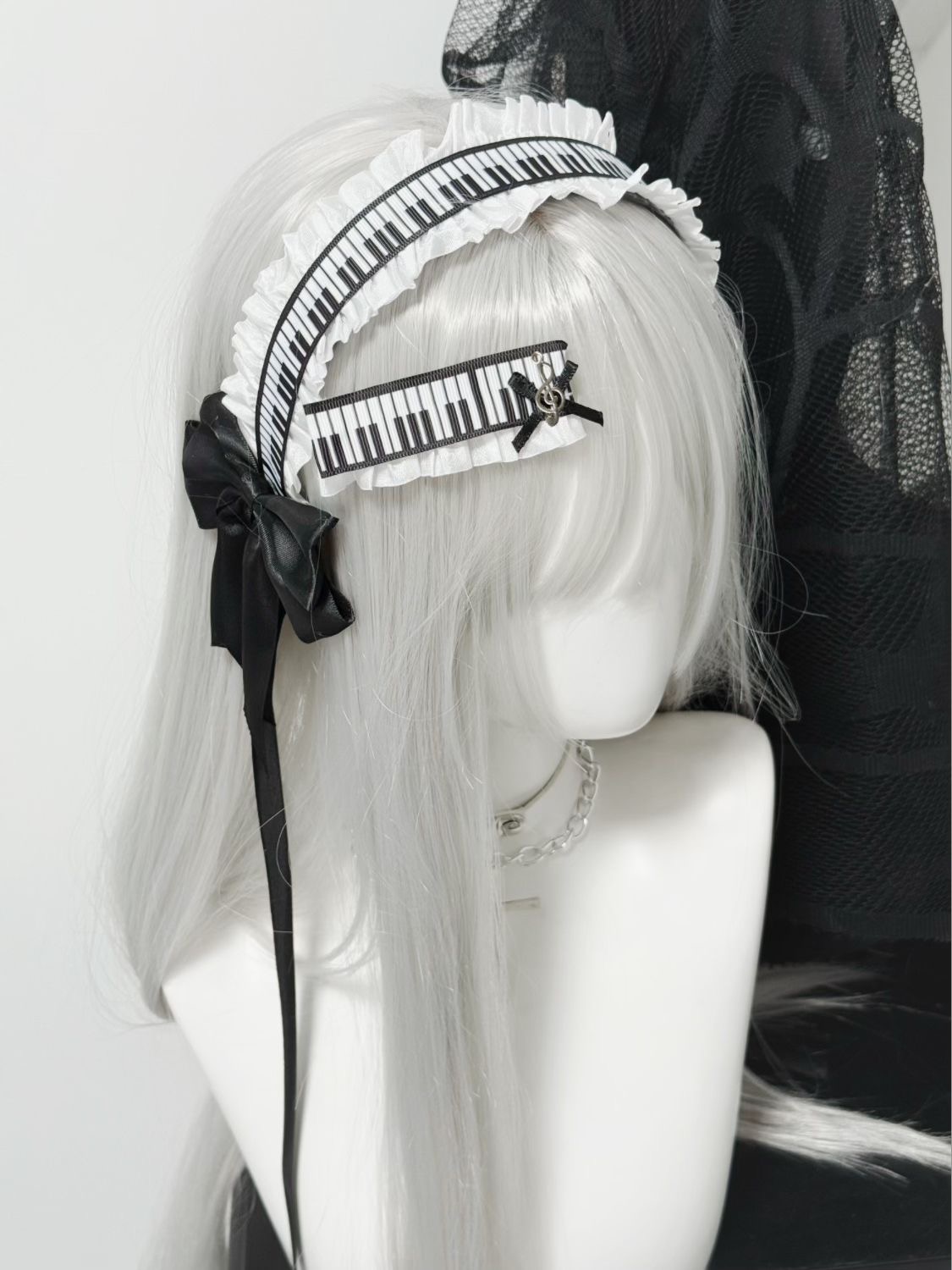 Accessoires pour cheveux Lolita bandeau en dentelle gothique filles article bandeau cheveux femme pinces à cheveux pour cheveux accessoires pour cheveux femme 2025