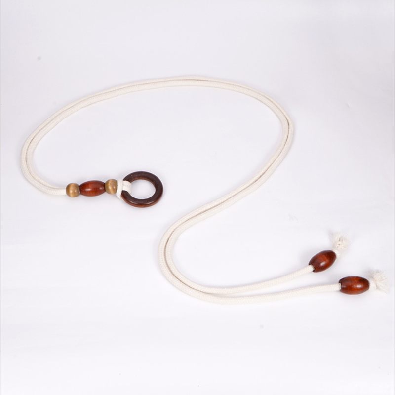 Ceinture de taille bohème pour femmes, Style ethnique, nouée en perles, élégante, robe, pantalon, manteau, bretelles de taille décoratives