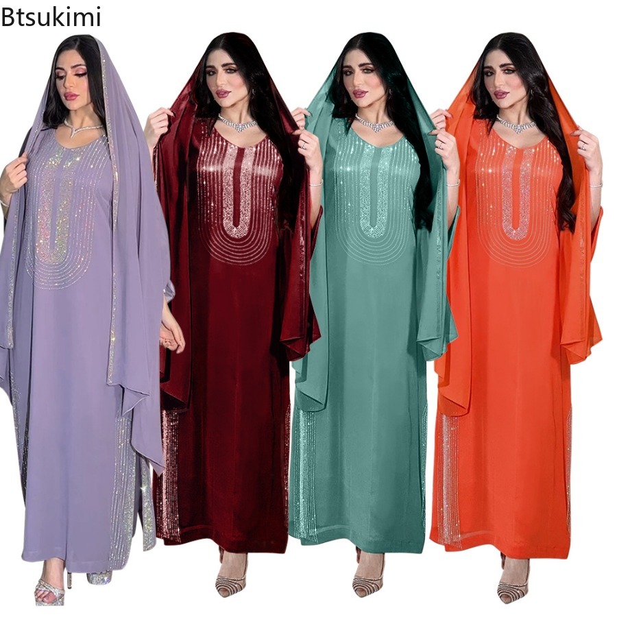 Robes de soirée saoudiennes pour femmes, mode musulmane, abayas élégantes, vestidos, kaftan décontracté du Maroc, robe islamique du Moyen-Orient, robe femme