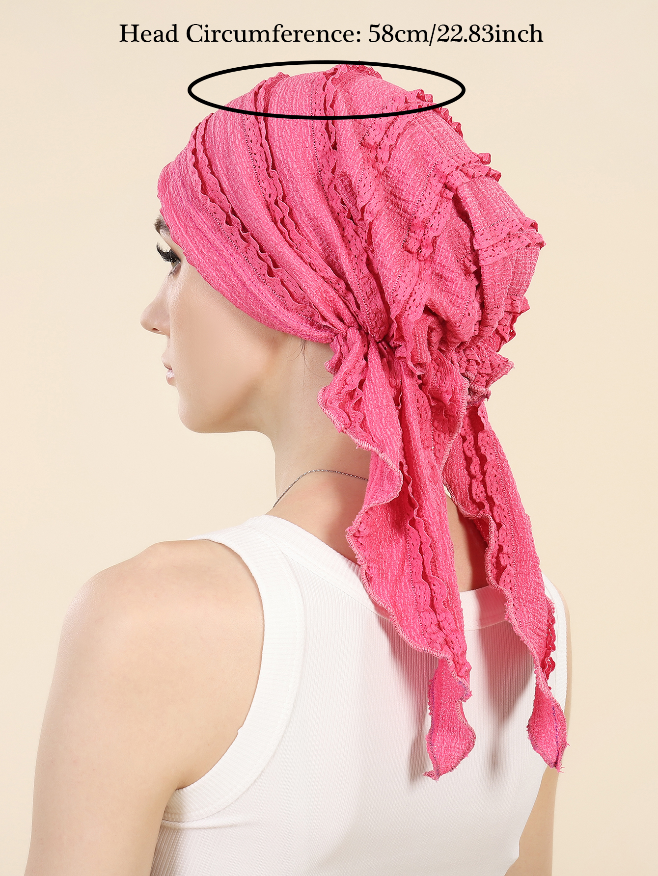 Chapeaux Hijab Turban de couleur unie pour Ramadan, enveloppes de tête à longue queue, chapeaux musulmans élastiques doux, casquette de chimio respirante pour femmes et filles