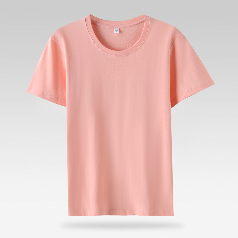 T-shirts 100% coton pour femmes, décontractés, coupe régulière, doux, manches courtes, hauts d'été, jaune, rose, vert, blanc